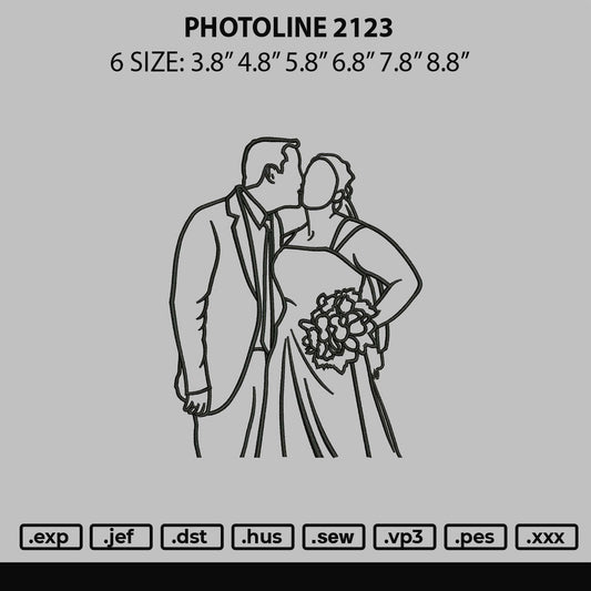 Photoline 2123 Embroidery File 6 sizes