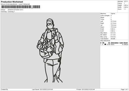 Photoline 2212 Embroidery File 6 sizes