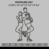 Photoline 2307 Embroidery File 6 sizes