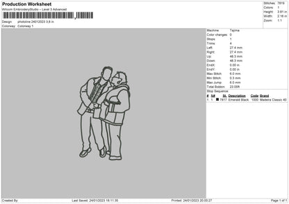 Photoline 2401 Embroidery File 6 sizes