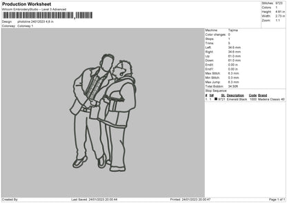 Photoline 2401 Embroidery File 6 sizes
