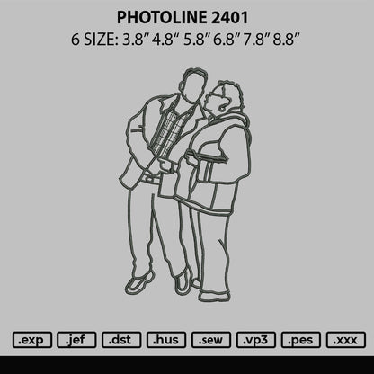 Photoline 2401 Embroidery File 6 sizes