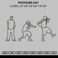 Photoline 2507 Embroidery File 6 sizes