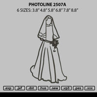 Photoline 2507a Embroidery File 6 sizes