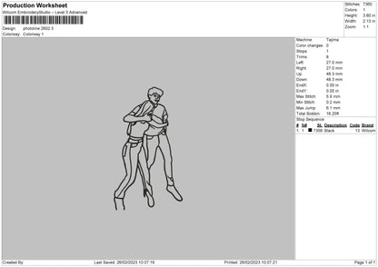 Photoline 2602 Embroidery File 6 sizes