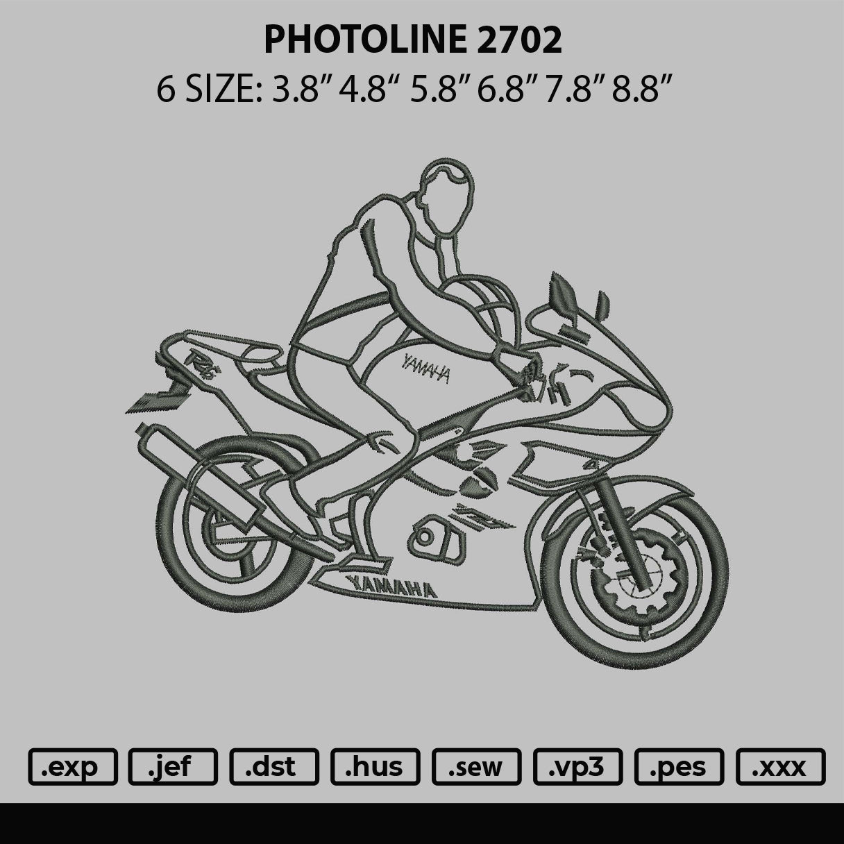 Photoline 2702 Embroidery File 6 sizes