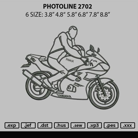 Photoline 2702 Embroidery File 6 sizes