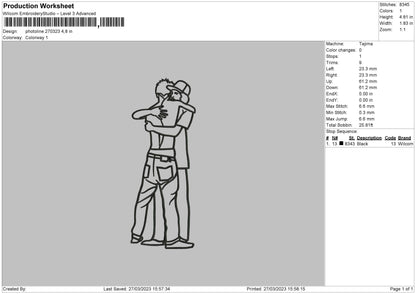 Photoline 2703 Embroidery File 6 sizes