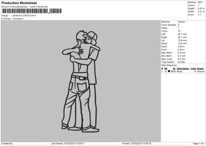 Photoline 2703 Embroidery File 6 sizes