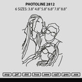 Photoline 2812 Embroidery File 6 sizes