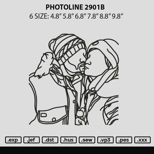 Photoline 2901b Embroidery File 6 sizes