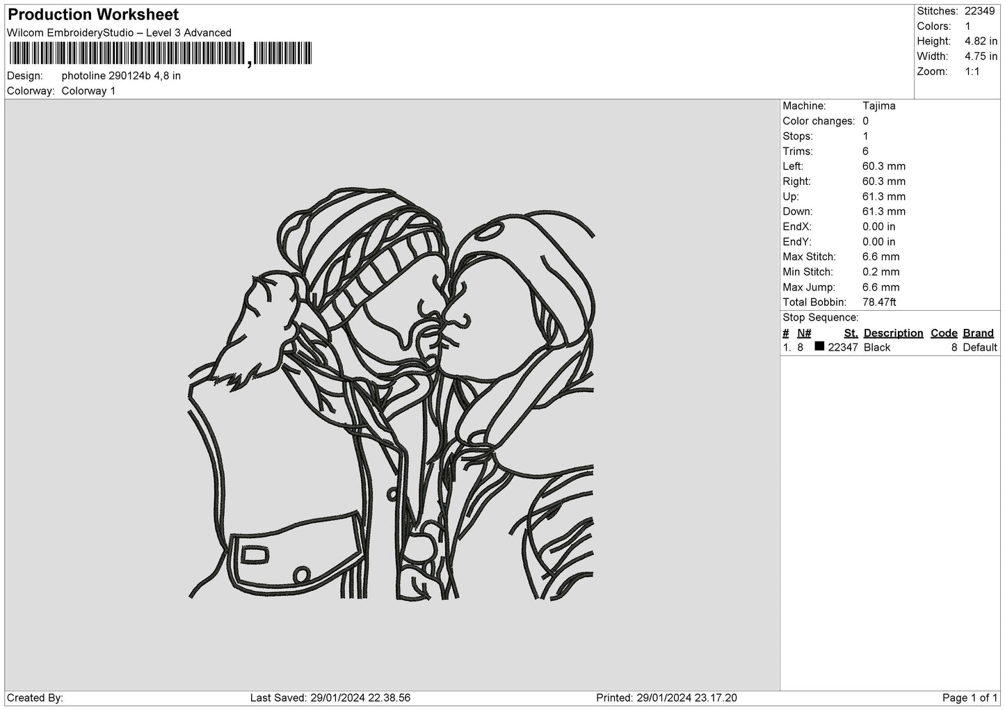 Photoline 2901b Embroidery File 6 sizes