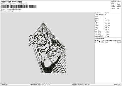 Photoline 2903c Embroidery File 6 sizes