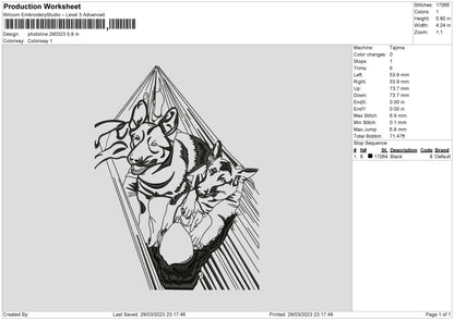 Photoline 2903c Embroidery File 6 sizes