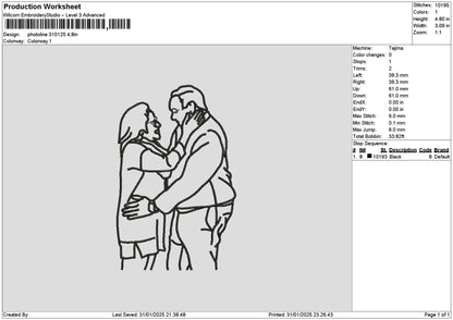 Photoline 3101 Embroidery File 6 sizes