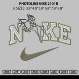 Photoline Nike 2101b Embroidery File 6 sizes