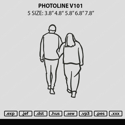Photoline V101 Embroidery FIle 5 sizes