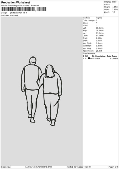 Photoline V101 Embroidery FIle 5 sizes