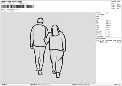 Photoline V101 Embroidery FIle 5 sizes