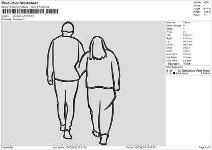 Photoline V101 Embroidery FIle 5 sizes