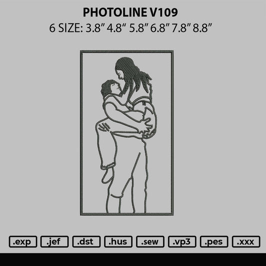 Photoline V109 Embroidery File 6 sizes