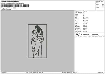 Photoline V109 Embroidery File 6 sizes
