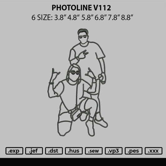Photoline V112 Embroidery File 6 sizes