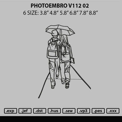 Photoline V112 02 Embroidery File 6 sizes