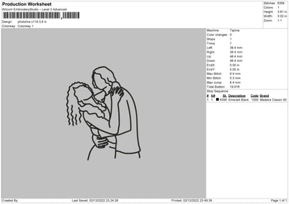 Photoline V119 Embroidery File 6 sizes