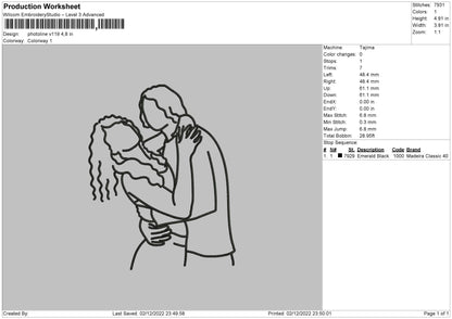 Photoline V119 Embroidery File 6 sizes