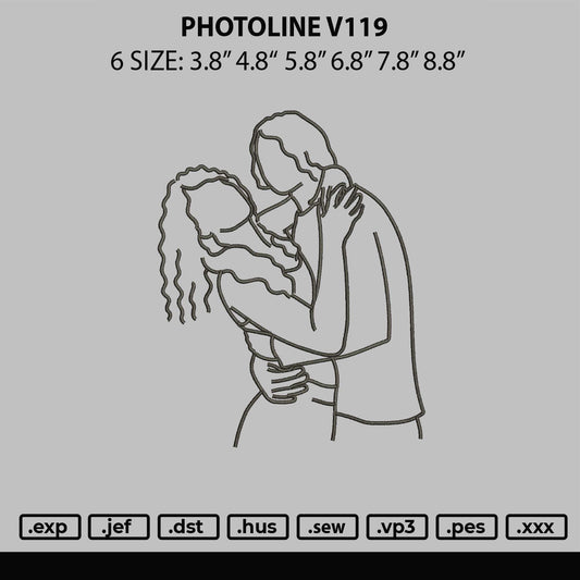 Photoline V119 Embroidery File 6 sizes