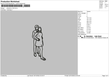 Photoline V120 Embroidery File 6 sizes