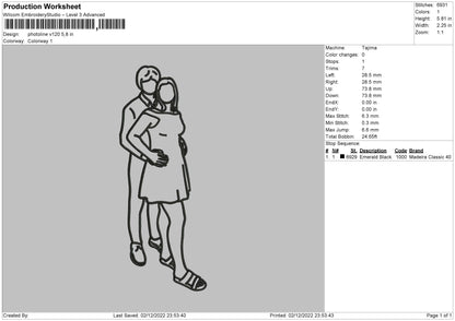 Photoline V120 Embroidery File 6 sizes