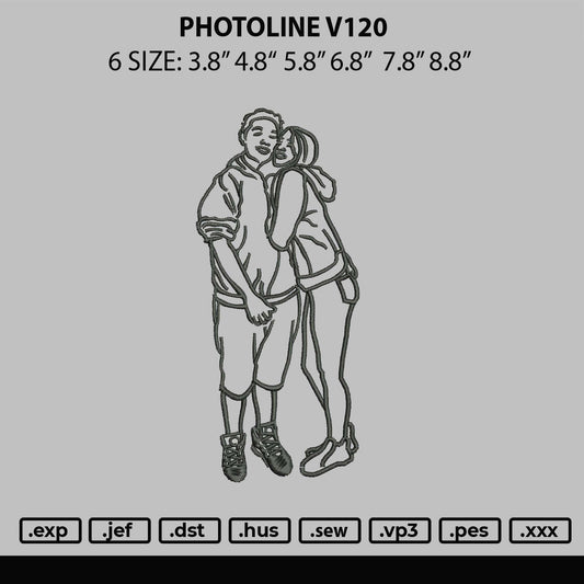 Photoline V120 Embroidery File 6 sizes