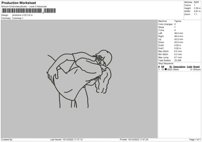Photoline V122 02 Embroidery File 6 sizes
