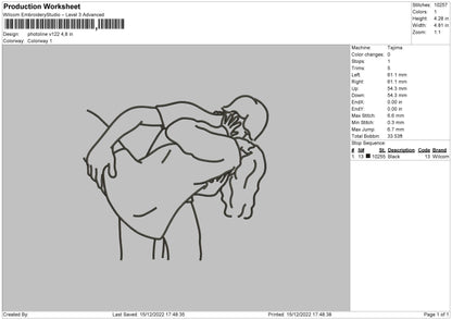 Photoline V122 02 Embroidery File 6 sizes