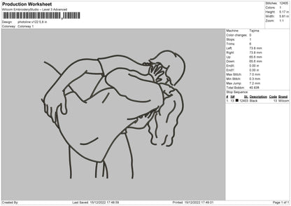 Photoline V122 02 Embroidery File 6 sizes