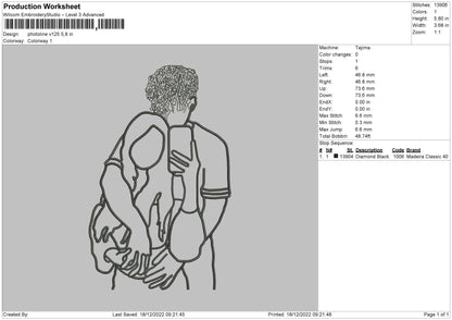 Photoline V125 Embroidery File 6 sizes