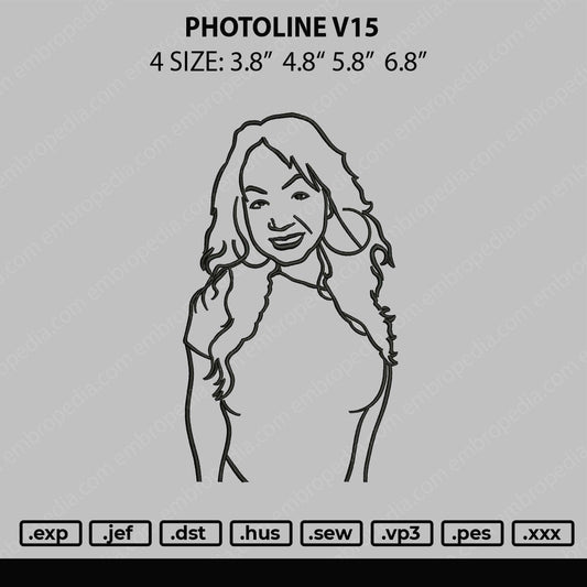 Photoline V15 Embroidery File 4 size