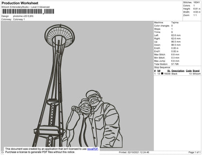 Photoline V20 Embroidery File 4 size
