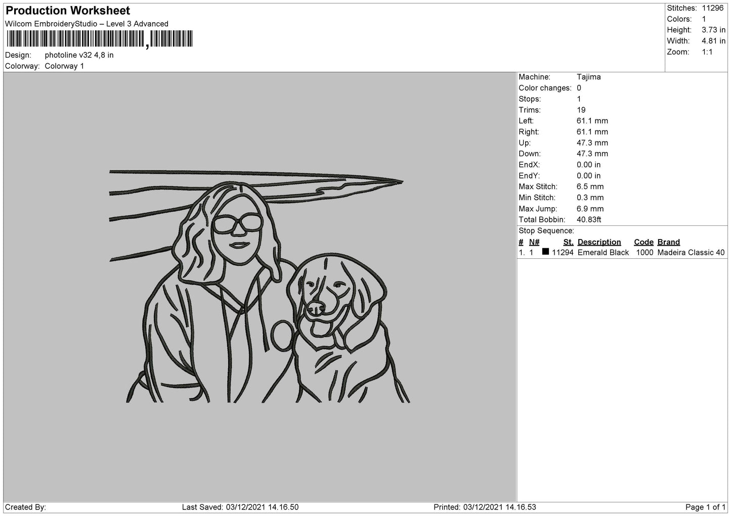 Photoline V32 Embroidery FIle 4 size