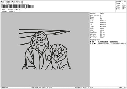 Photoline V32 Embroidery FIle 4 size