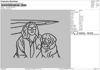 Photoline V32 Embroidery FIle 4 size