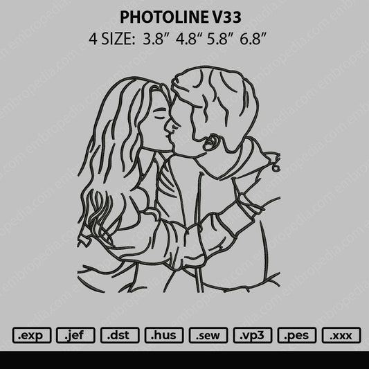 Photoline V33 Embroidery File 4 size