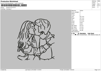 Photoline V33 Embroidery File 4 size