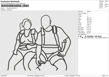 Photoline V56 Embroidery File 4 size