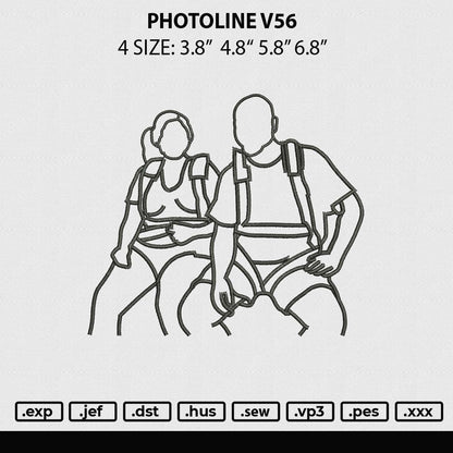 Photoline V56 Embroidery File 4 size