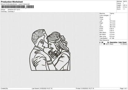 Photoline V57 Embroidery File 4 size