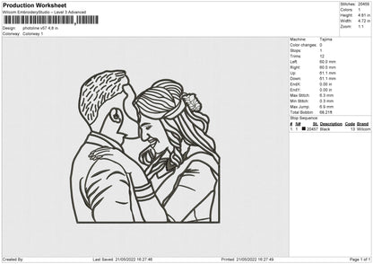 Photoline V57 Embroidery File 4 size
