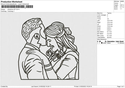 Photoline V57 Embroidery File 4 size